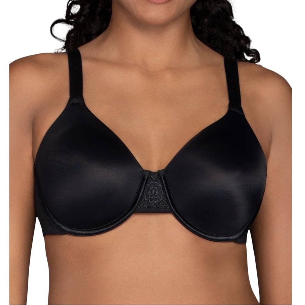 Vanity Fair Black Beauty Back Full-Figure Minimizer Bra